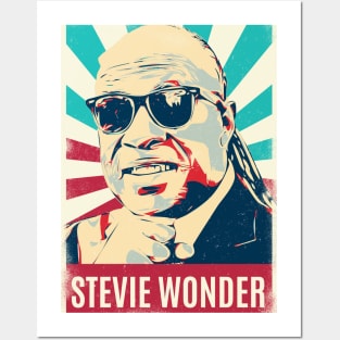 Vintage Retro Stevie Wonder Posters and Art